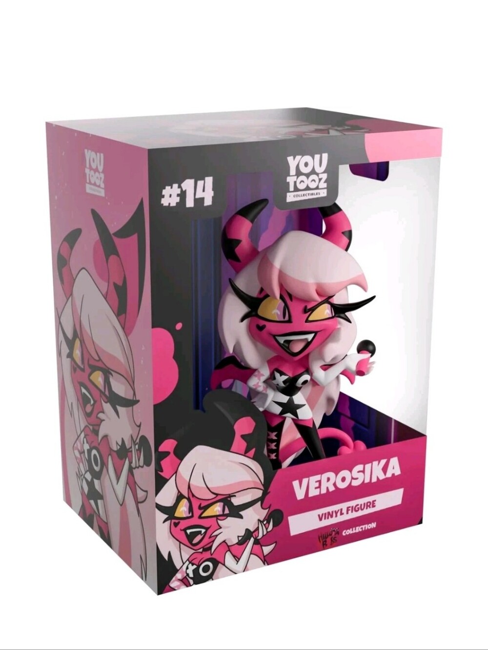 Youtooz Helluva Boss Series Verosika Pink Devil Vinyl Action Figure with Box